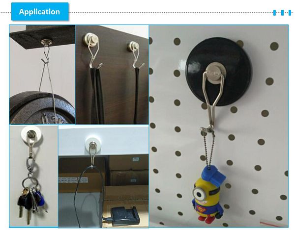 Magnetic Swivel hook magnet with Rotating and Swing Hook