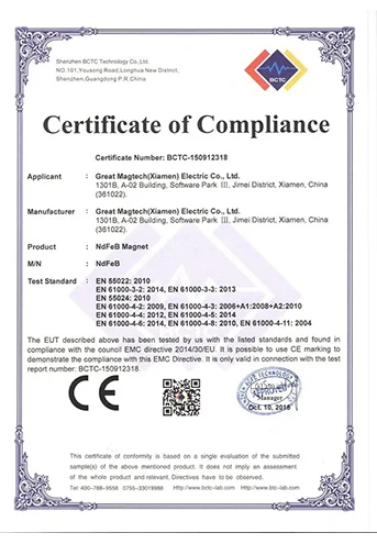 Certificate of Compliance